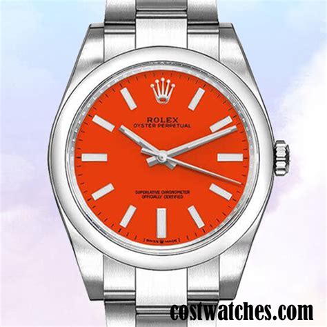 rolex uhr rotes zifferblatt|rolex modelle.